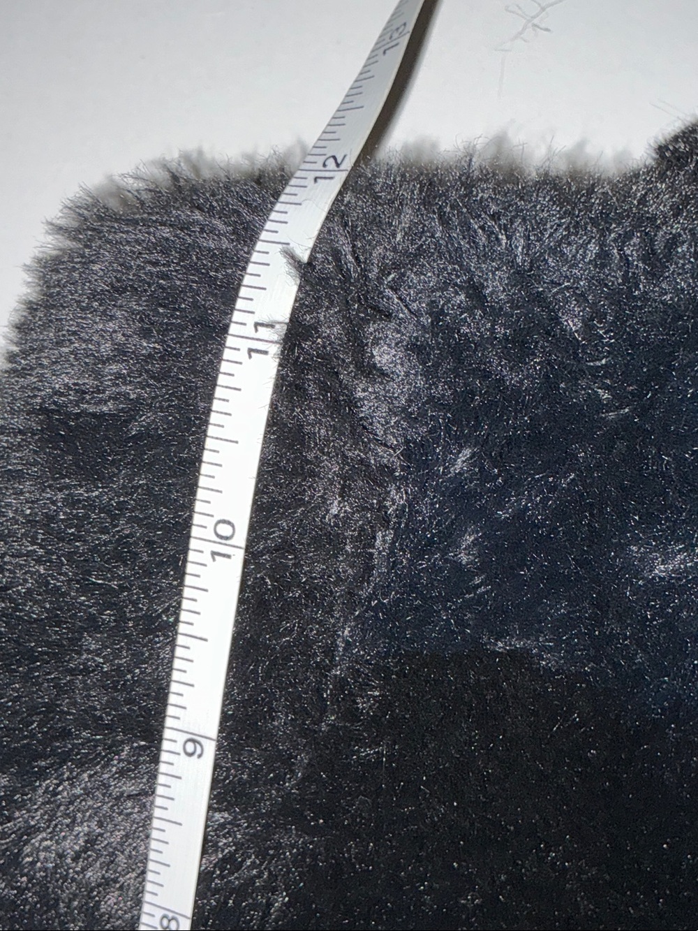 Juicy Couture Black Faux Fur Hobo Bag with Gold Logo-Like New - Picture 8 of 9
